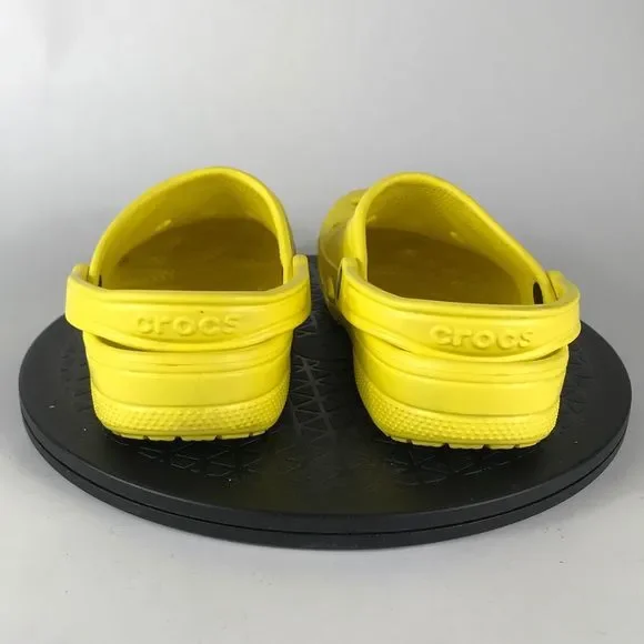 Crocs Baya Clogs Yellow Waterproof Slip On Sandals Women’s Size 7 - Picture 6 of 12
